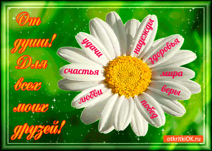 Картинка от души, для всех моих друзей
