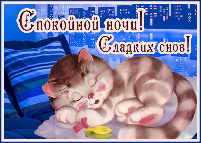 Картинка открытка милых снов