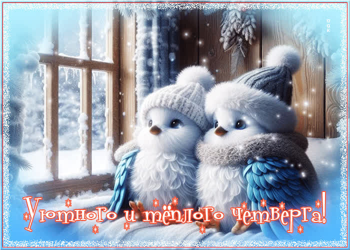 Postcard открытка уютного и теплого четверга