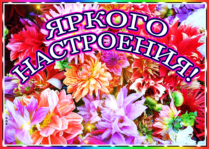 Картинка открытка яркого настроения
