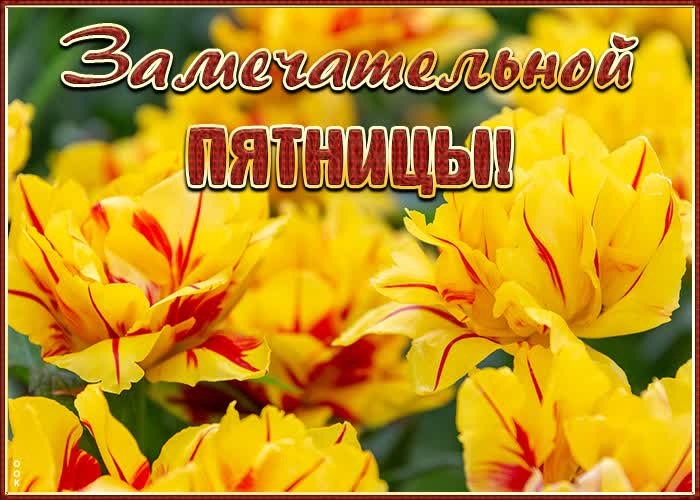 Открытка открытка замечательной пятницы