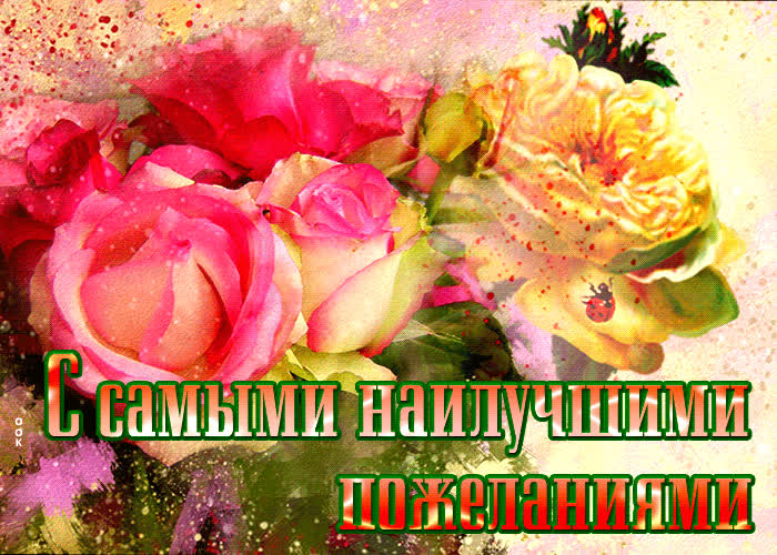 Открытка отличная открытка с самыми наилучшими пожеланиями