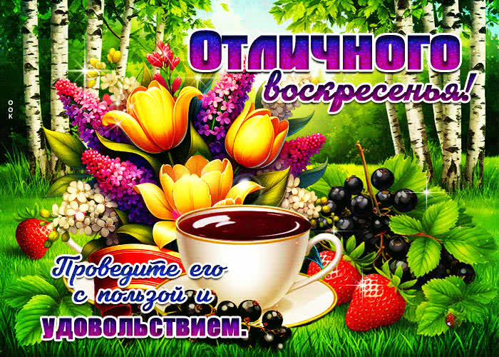 Picture отличного воскресенья! проведи его с пользой и удовольствием