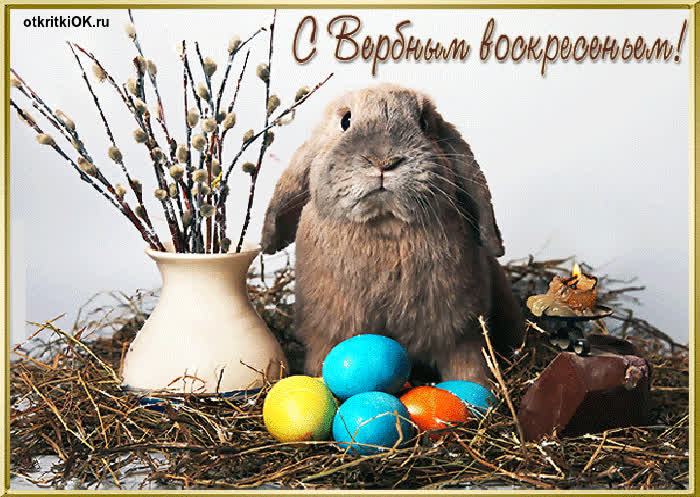 Картинка пасха вербное воскресенье