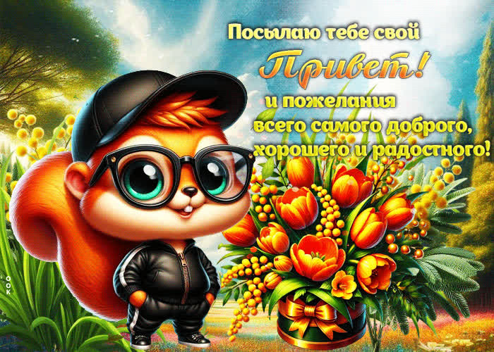 Picture посылаю тебе свой привет и пожелаия всего самого доброго