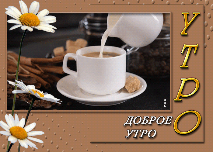Postcard потрясающе привлекательная гиф-открытка доброе утро