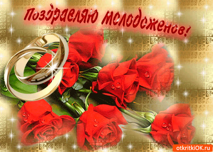 Картинка поздравляю молодоженов