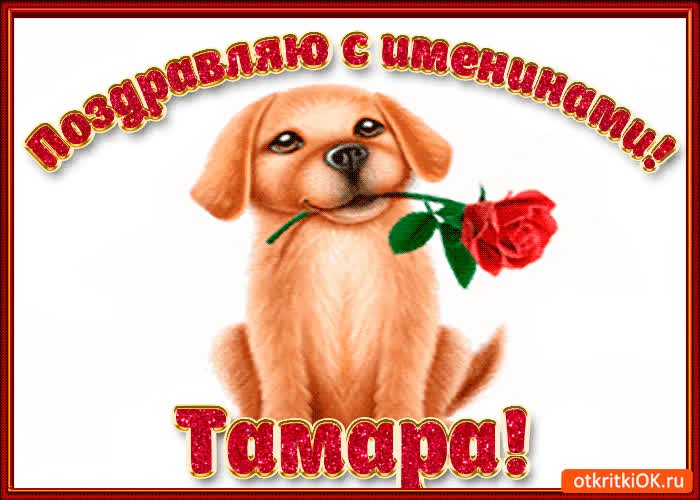 Картинка поздравляю с днём имени тамара