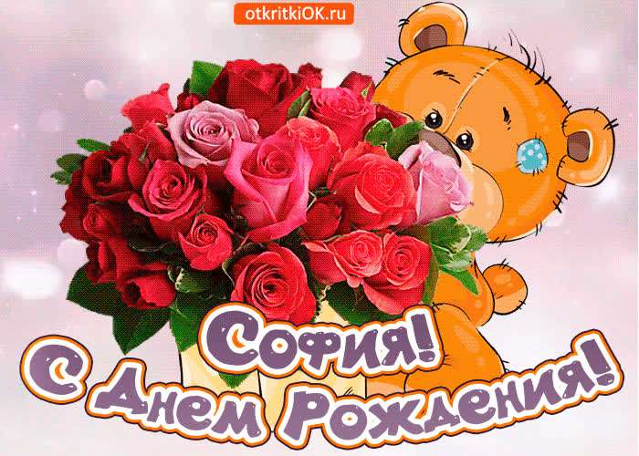 Картинка поздравляю с днём рождения софия