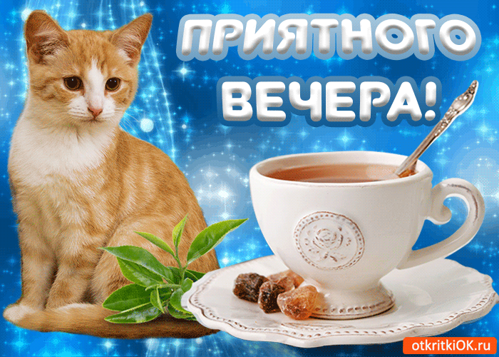 Картинка пожелания приятного вечера