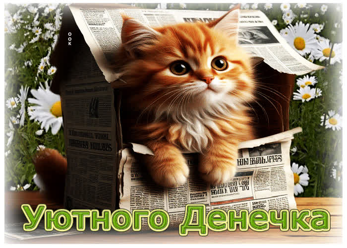 Picture позитивная летняя гиф-открытка уютного денечка