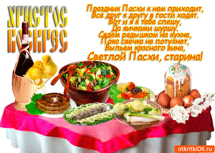 Картинка праздник пасхи к нам пришел