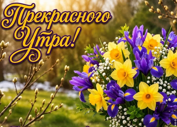 Picture прекрасного весеннего утра