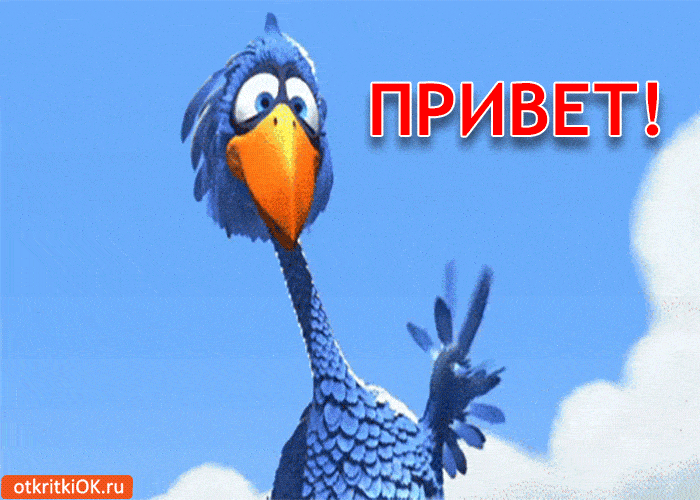 Открытка привет!