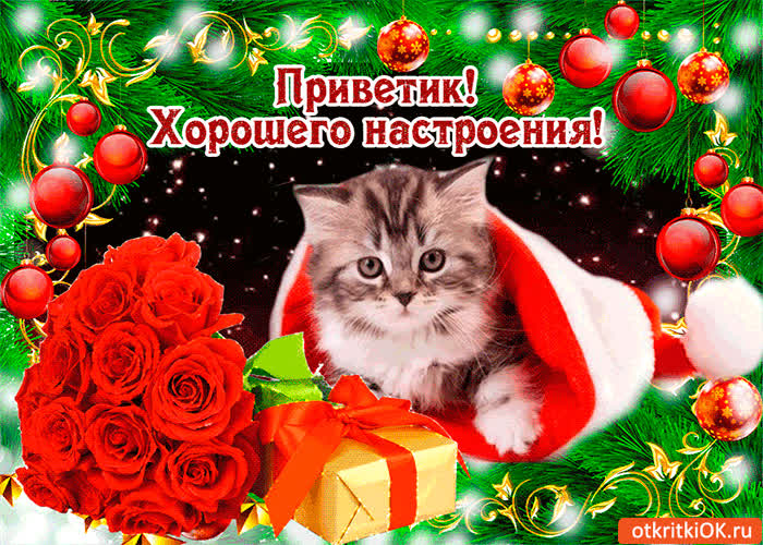 Картинка приветик и хорошего настроения картинка