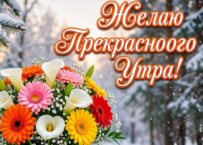 Postcard прнкрасного настроения и погоды за окном
