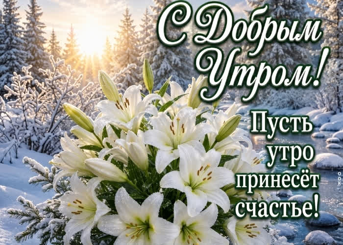Picture пусть этой зимой утро будет приносить счастье