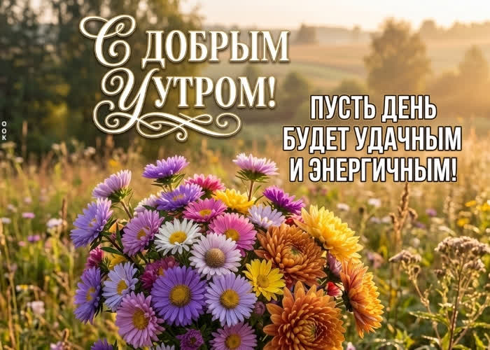 Postcard пусть этот день будет энергичным и удачным!!