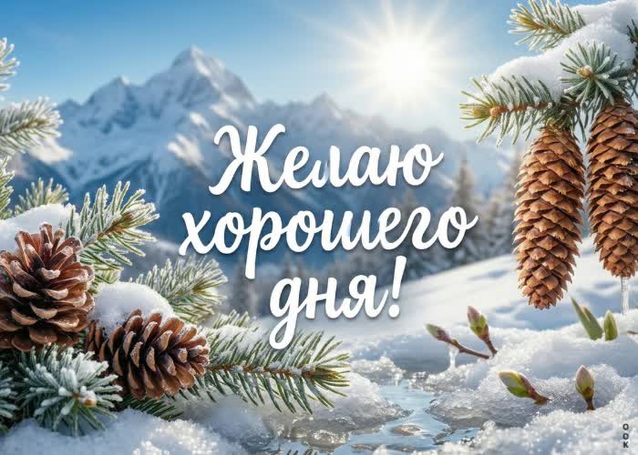 Postcard пусть этот день будет спокойным, светлым и наполненным красивыми моментами. хорошего дня!