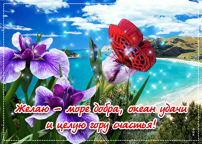 Открытка пусть каждый летний день радует тебя