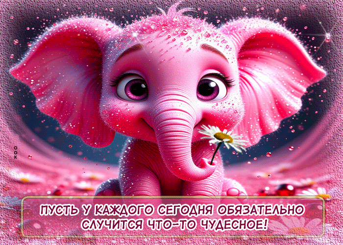 Postcard пусть у каждого сегодня обязательно случится что-то чудесное