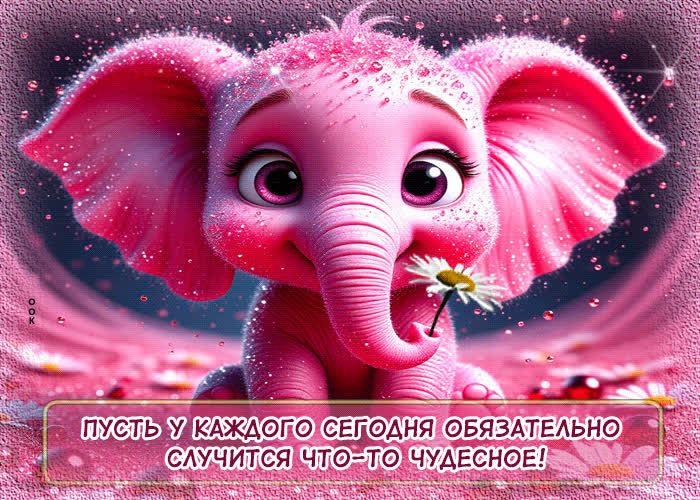 Postcard пусть у каждого сегодня обязательно случится что-то чудесное