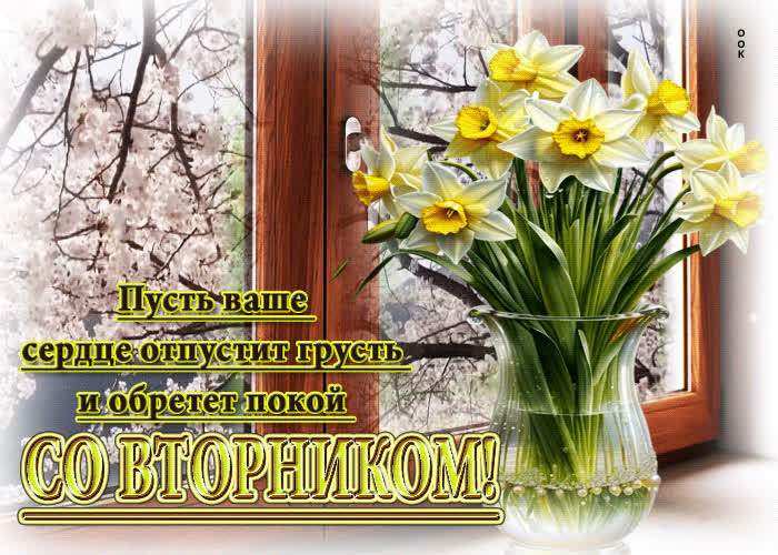 Postcard пусть ваше сердце отпустит грусть и обретет покой! со вторником