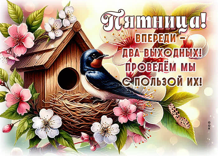 Picture пятница! впереди - два выходных! проведем мы с пользой их