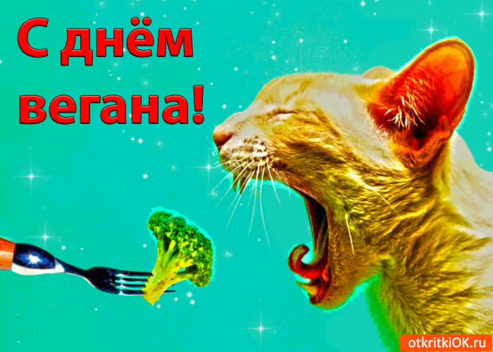 Картинка с днём вегана!