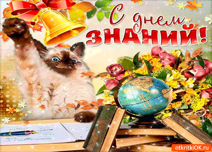 Картинка с днём знаний! дорогие друзья!