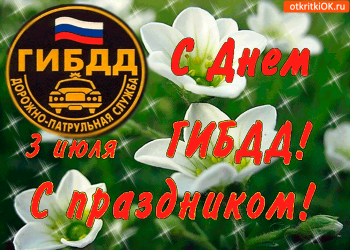 Картинка с днём гаи! с праздником!