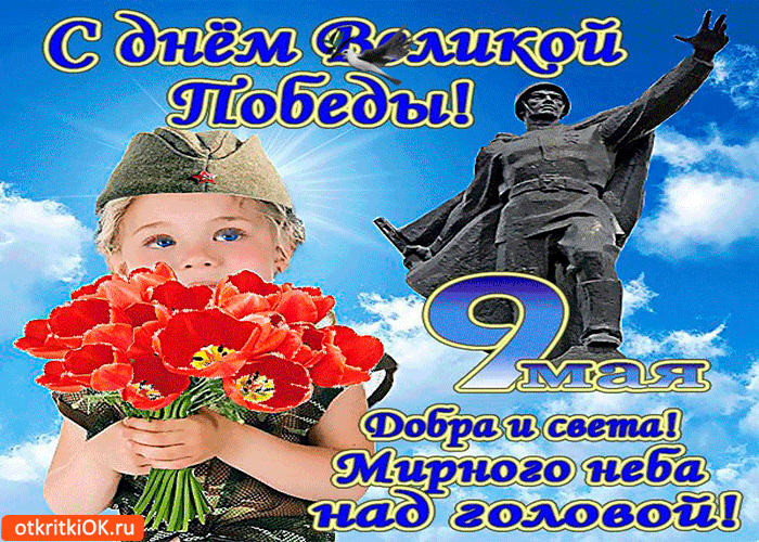 Картинка с днём великой победы - мирного неба желаю