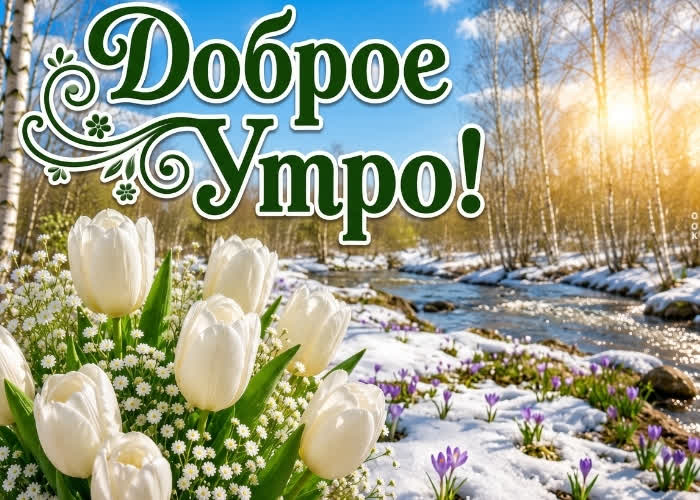 Postcard с добрым и прекрасным утречком тебя