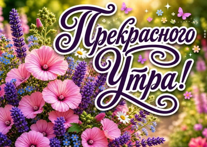 Picture с добрым утром! начни день с улыбки и чашки кофе.