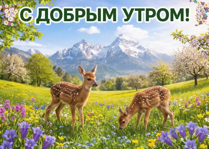 Postcard с добрым утром! пусть день будет наполнен светом и теплом