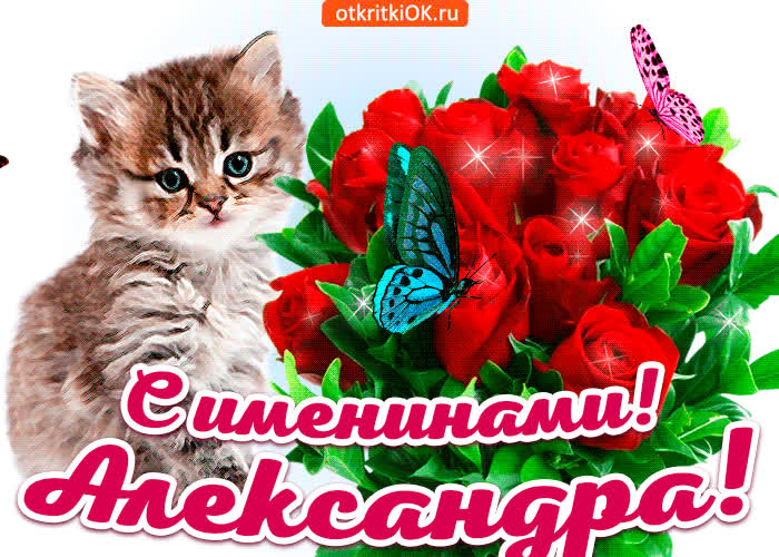 Картинка с именинами александра