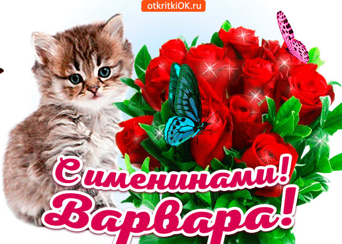 Картинка с именинами варвара