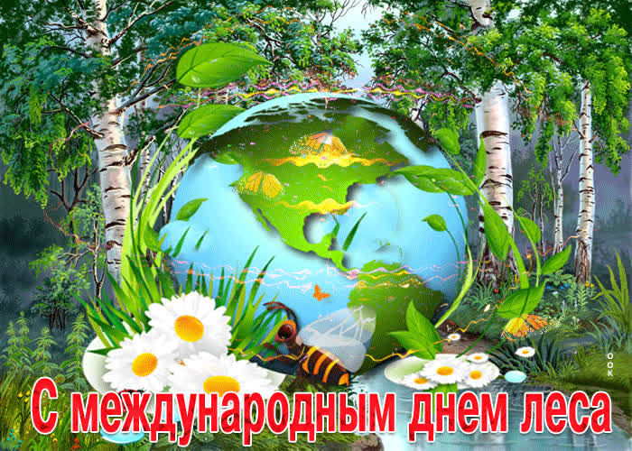 Картинка с международным днем леса