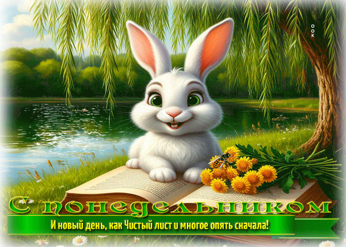 Picture с понедельником! и новый день, как чистый лист и многое опять сначала