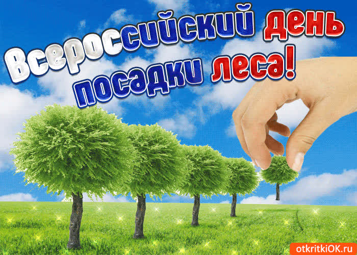 Картинка с всероссийским днем посадки леса