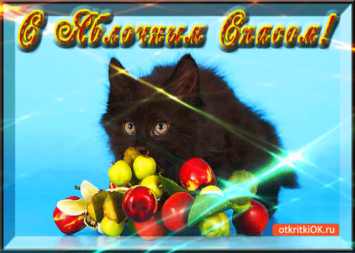 Картинка с яблочным спасом, дорогие друзья!