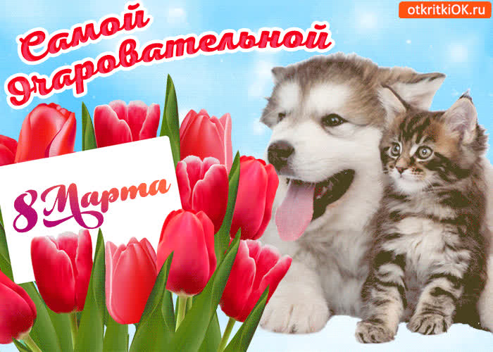 Картинка самой очаровательной с 8 марта