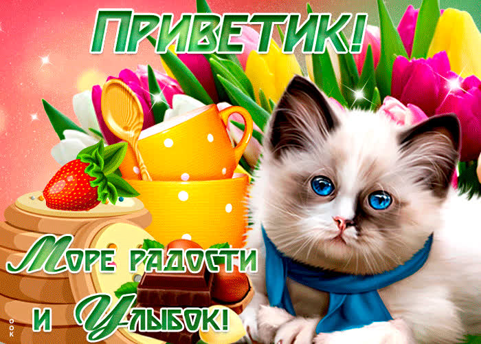 Картинка шлю тебе милый и нежный приветик