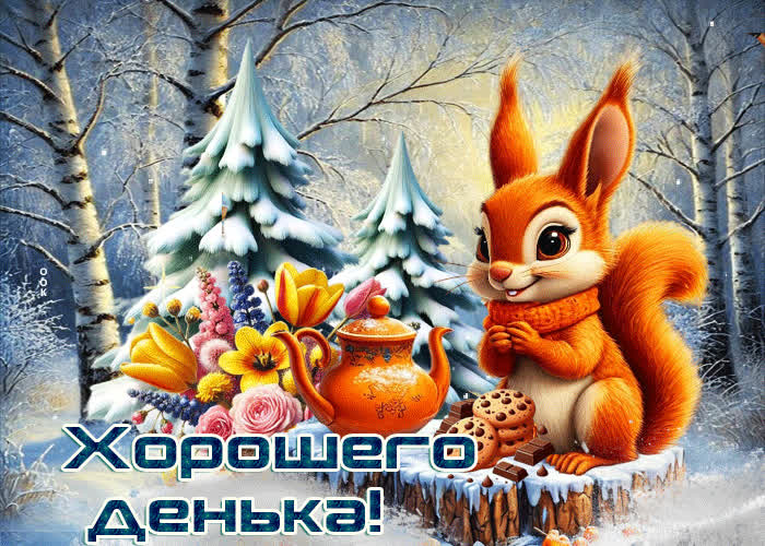 Picture снежная спокойная гифка хорошего денька