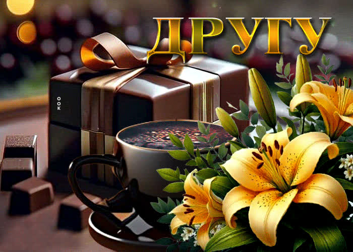Picture современная модная открытка другу