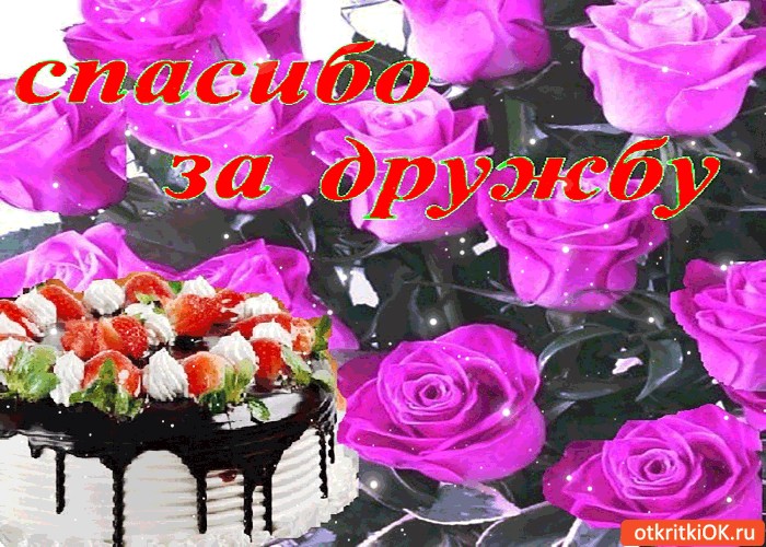 Картинка спасибо тебе за дружбу