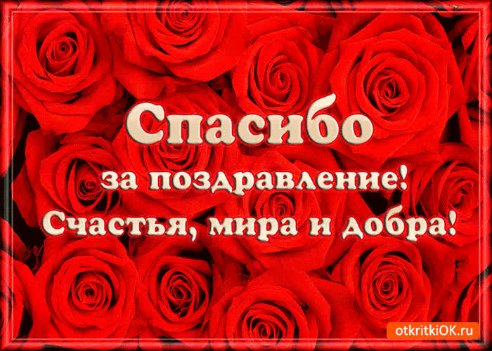Картинка спасибо за поздравление