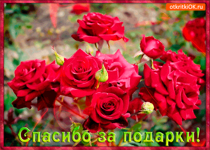 Картинка спасибо за ваши подарки