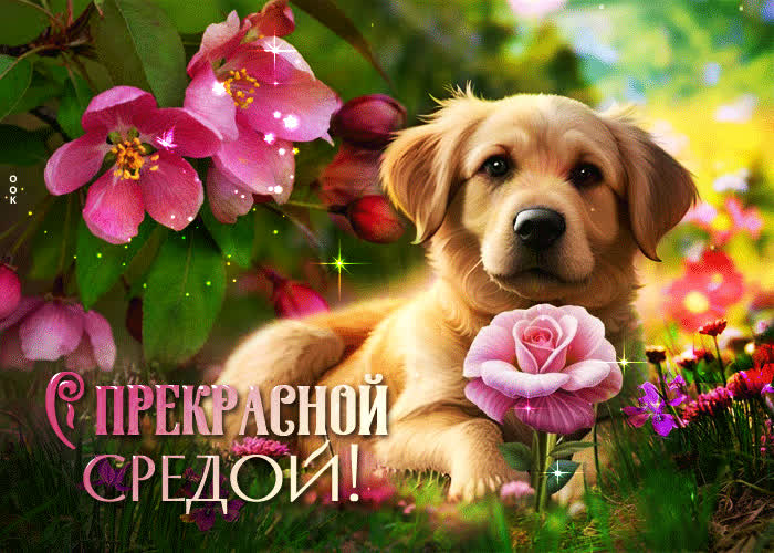 Picture светлая сияющая гиф-открытка с прекрасной средой