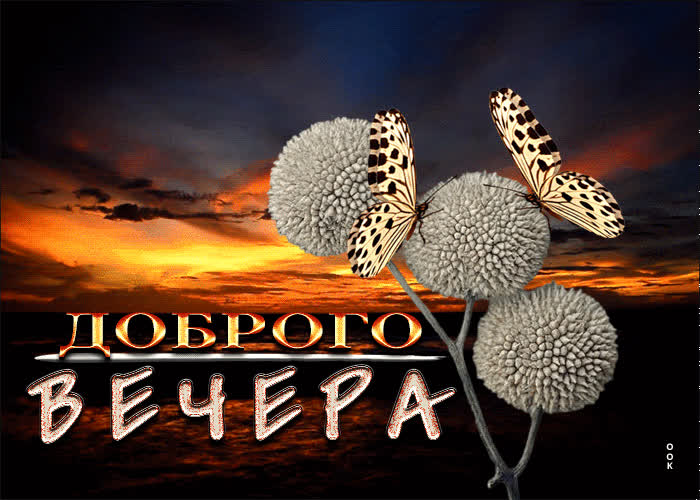 Postcard теплая и уютная открытка доброго вечера